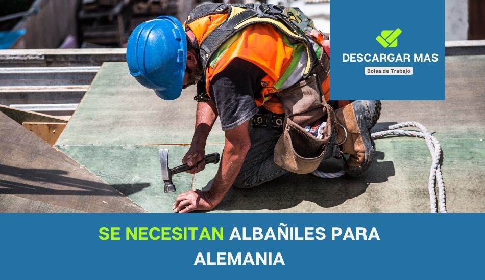 Se necesitan albañiles para Alemania