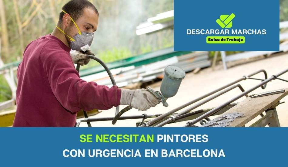 SE NECESITAN Pintores con urgencia en barcelona