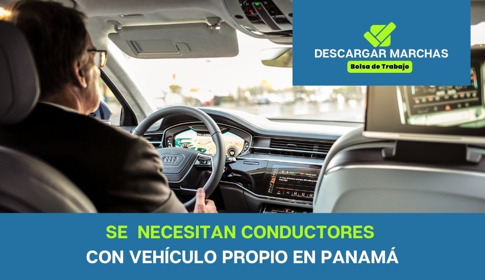 Se necesitan conductores con vehículo propio en Panamá