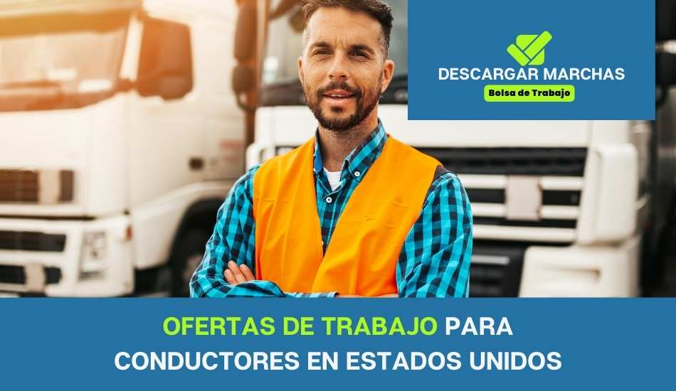 ofertas de trabajo para conductores en Estados unidos
