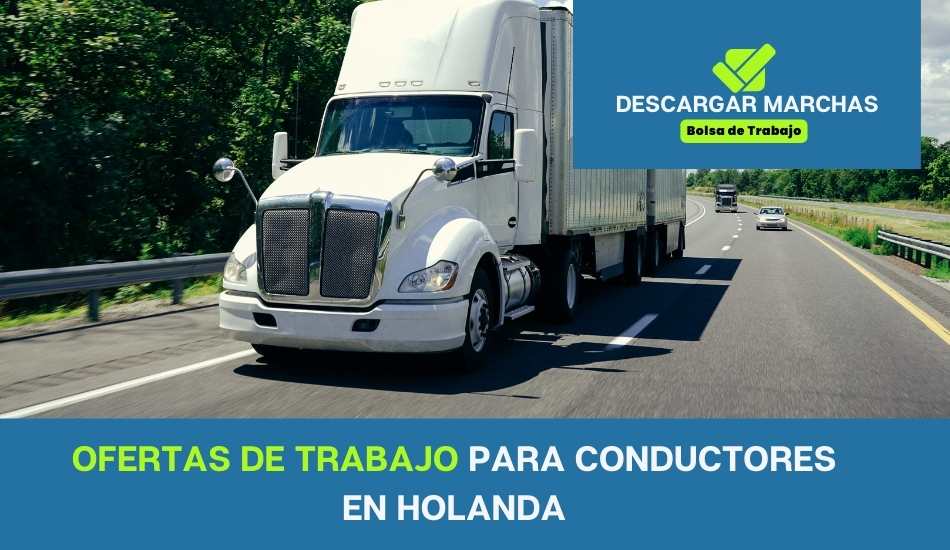 ofertas de trabajo para conductores en holanda