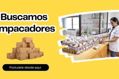 trabajo para empacar productos