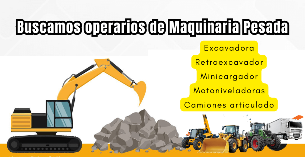 operarios de maquinaria pesada