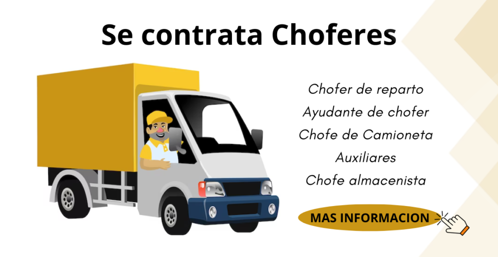 trabajo para choferes