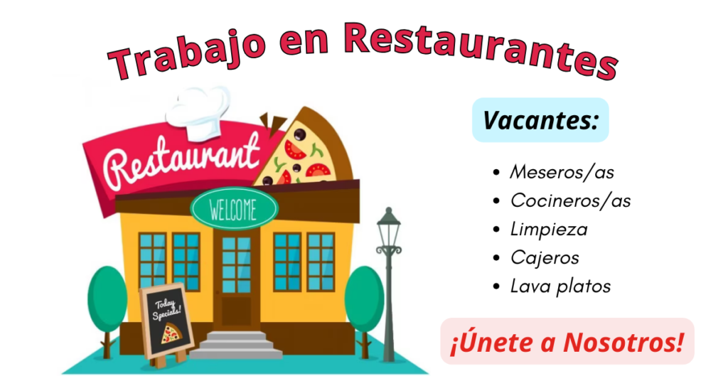 trabajo en restaurantes