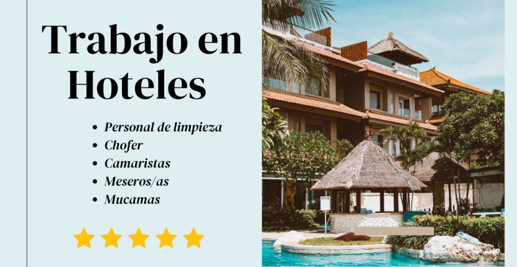trabajo en hoteles