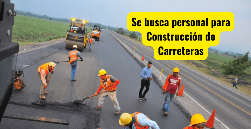 trabajo de construcción de caminos