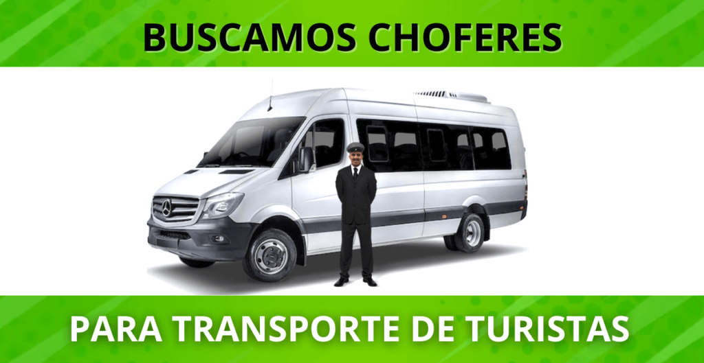 TRABAJO PARA CHOFERES DE TURISMO
