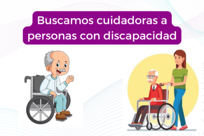 trabajos para ayudar y cuidar a personas discapacitdas