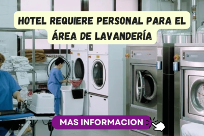 TRABAJOS DE LAVANDERIA DE ROPAS