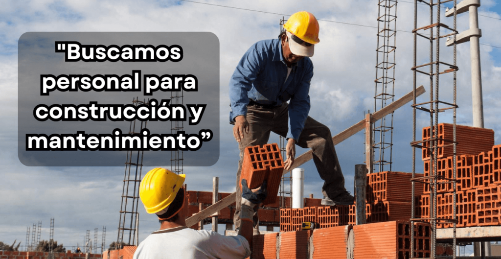 trabajos de construccion