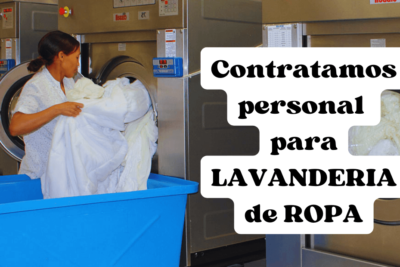 TRABAJO EN LAVANDERIA DE ROPA