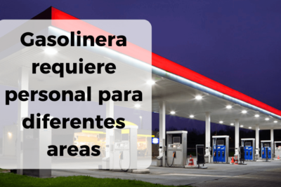 trabajo en estación de gasolina