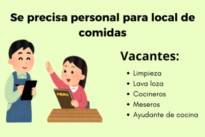 trabajo en restaurantes de comida